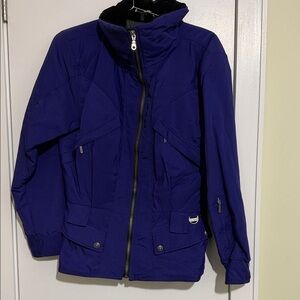 NILS Deep Blue purple Winter skiwear vintage Jacket size 10